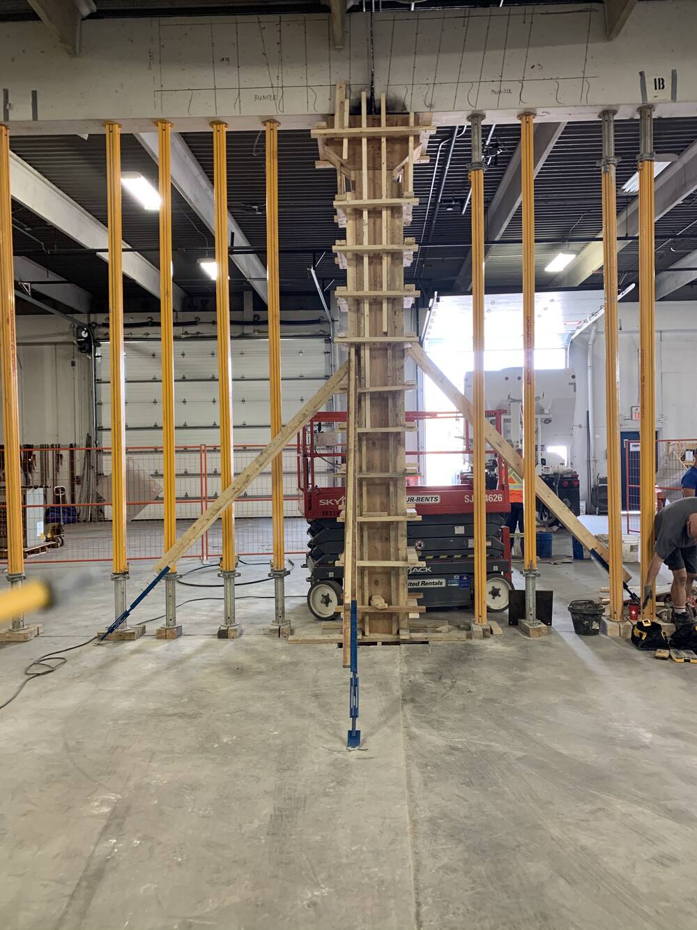 Calgary concrete column repair services