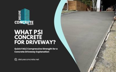 What PSI for driveway? Concrete Driveway Compressive Strength