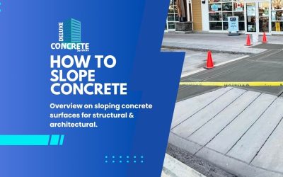How To Slope Concrete?